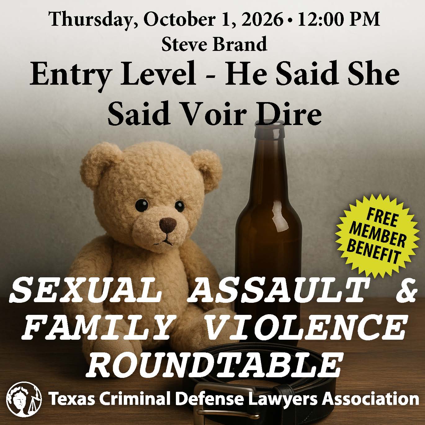 Entry Level • He Said She Said Voir Dire