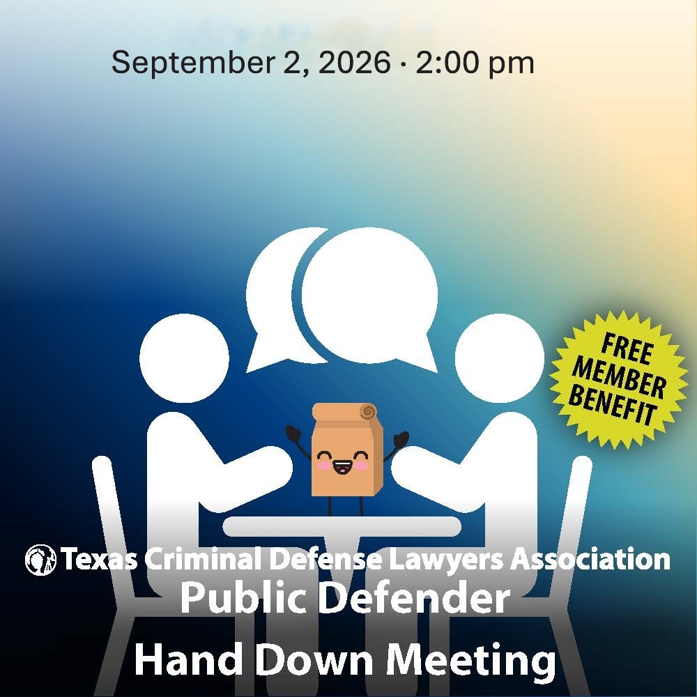Public Defender Hand Down Meeting